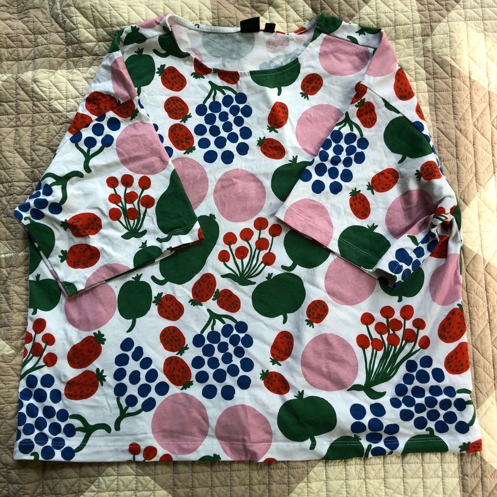 Marimekko for Uniqlo cotton shirt M
